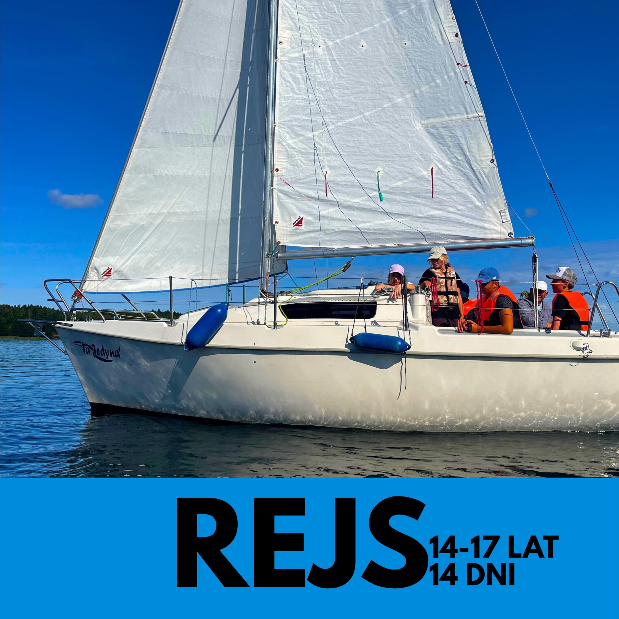 Obóz żeglarski - REJS (14-17lat) - 14 dni